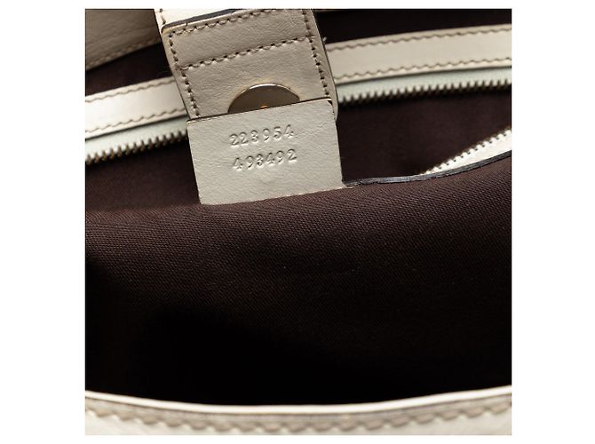 Borsa Tote Gucci GG Canvas Interlocking G beige - vista 6