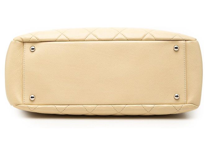 Borsa Chanel Petite Caviar Timeless Tote Bianca Bianco - vista 3