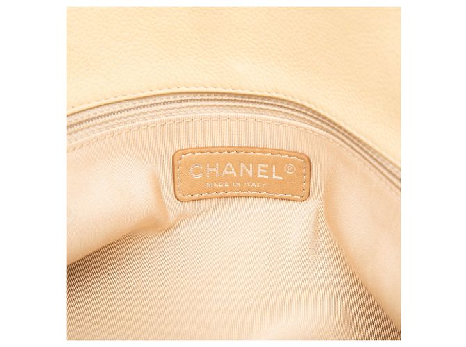 Borsa Chanel Petite Caviar Timeless Tote Bianca Bianco - vista 5