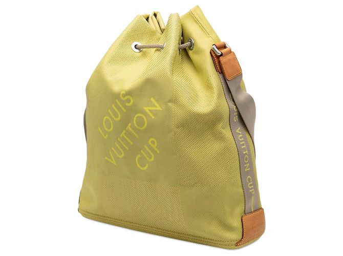 Bucket Borsa a secchiello Louis Vuitton Damier Geant LV Cup Volunteer Green Verde - vista 2