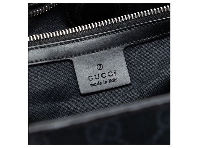 Sac cabas convertible souple Gucci GG Supreme noir - vue 5
