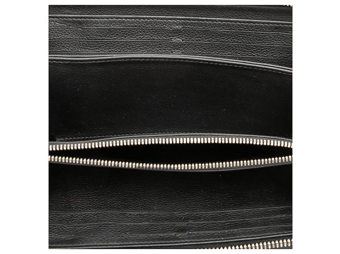 Portafoglio Louis Vuitton Lockme Zippy in pelle nera Nero - vista 4