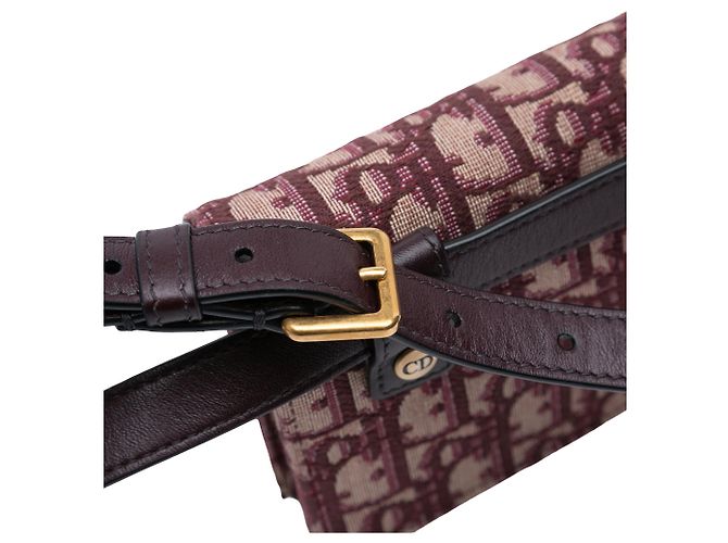 Dior Oblique Canvas Saddle Gürteltasche rot - Ansicht 7