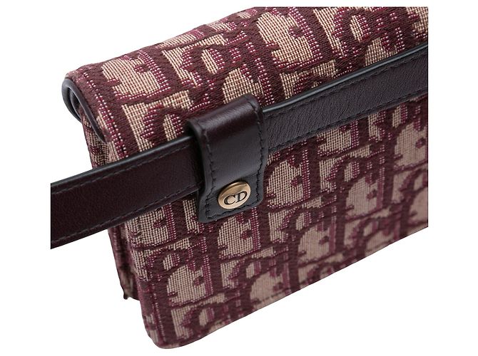 Dior Oblique Canvas Saddle Gürteltasche rot - Ansicht 8