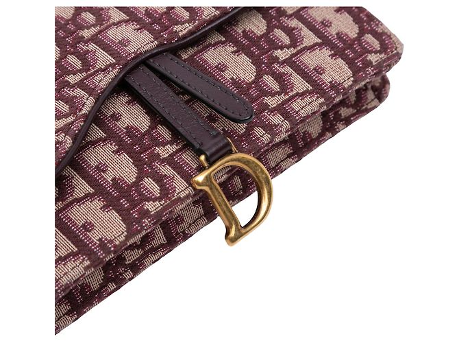 Dior Oblique Canvas Saddle Gürteltasche rot - Ansicht 9