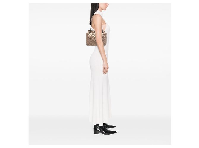 Tote Reissue 2.55 em couro de vitelo envelhecido acolchoado marrom Chanel - vista 6