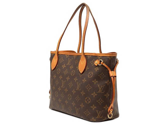 Borsa Tote Louis Vuitton Monogram Neverfull PM Marrone - vista 2