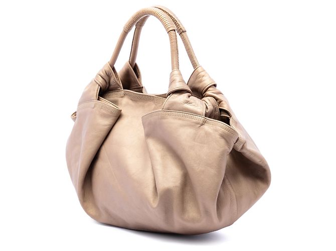 Bolsa Hobo LOEWE Aire em Nappa Gold - vista 2