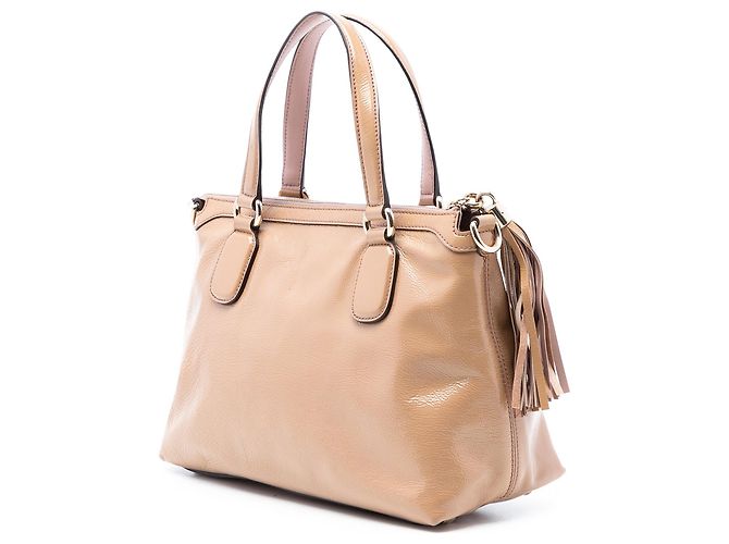 Borsa Soho Working Small in vernice Tan Gucci Cammello - vista 2