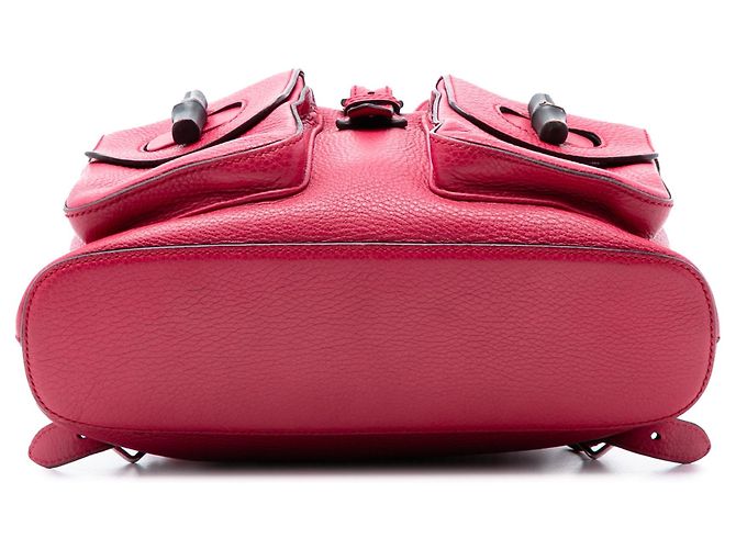 Bamboo Gucci Leder-Rucksack in Rosa mit Bambus-Quaste Pink - Ansicht 3