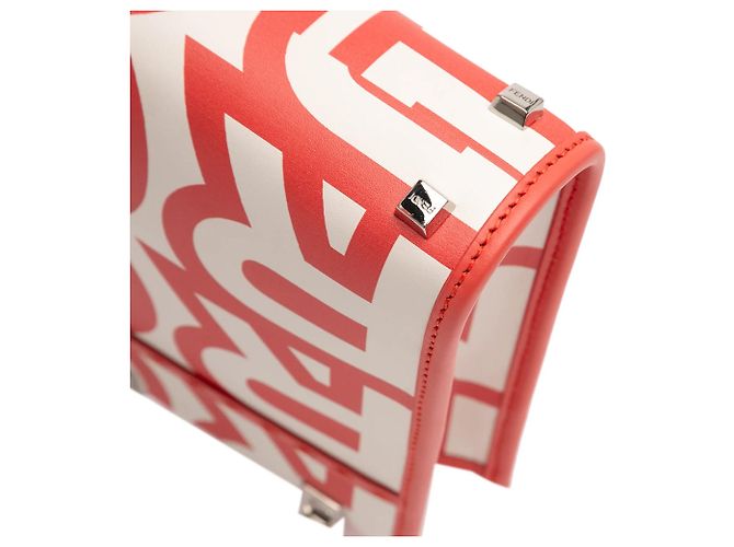 Borsa shopper e borsa a mano Fendi Marc Jacobs Mini Leather Sunshine Shopper bianca Bianco - vista 7