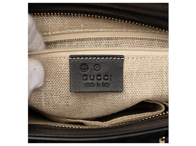 Borsa Gucci Bree Small Microguccissima Nera Nero - vista 5