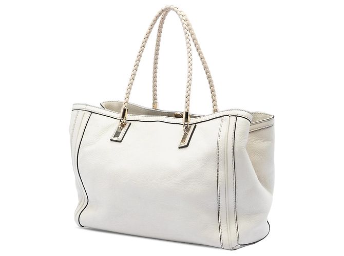 Tote Bella Gucci Medium em couro branco - vista 2