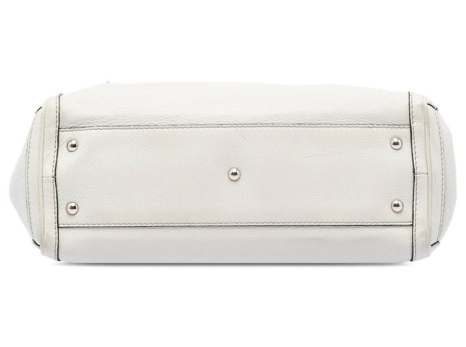 Tote Bella Gucci Medium em couro branco - vista 3