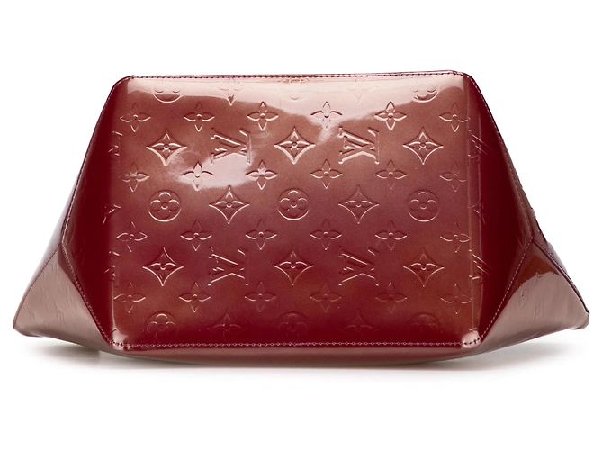 Borsa Louis Vuitton Monogram Vernis Bellevue PM rossa Rosso - vista 3