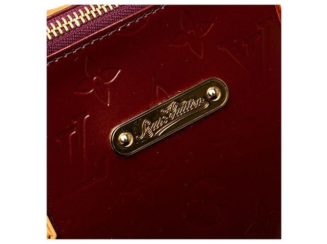 Borsa Louis Vuitton Monogram Vernis Bellevue PM rossa Rosso - vista 8