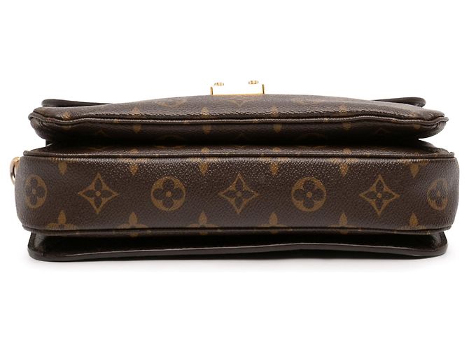 Borsa Louis Vuitton Monogram Pochette Metis Marrone - vista 3