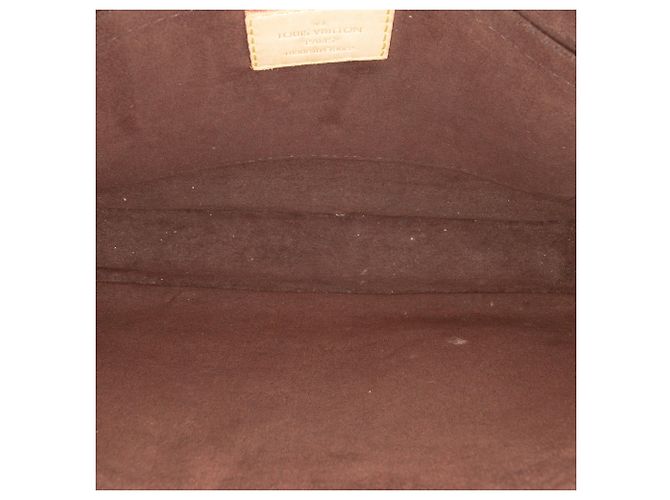 Borsa Louis Vuitton Monogram Pochette Metis Marrone - vista 4