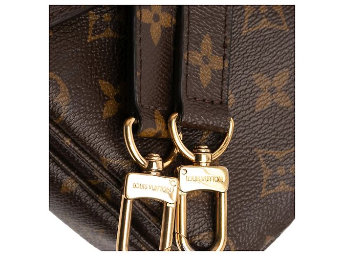Borsa Louis Vuitton Monogram Pochette Metis Marrone - vista 9