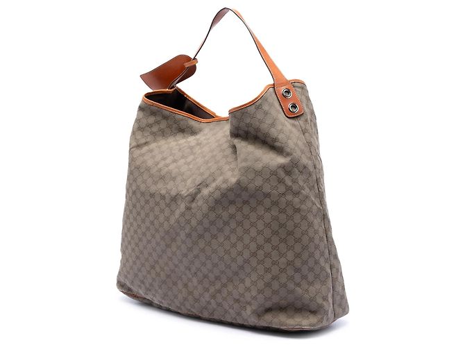 Borsa Tote Gucci GG Canvas beige - vista 2