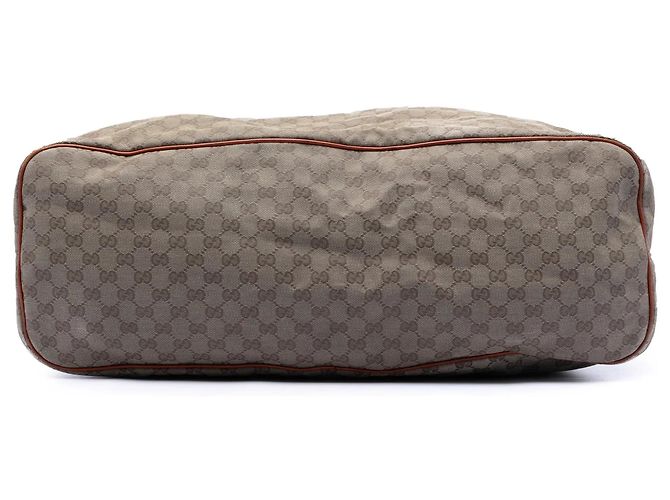 Borsa Tote Gucci GG Canvas beige - vista 3