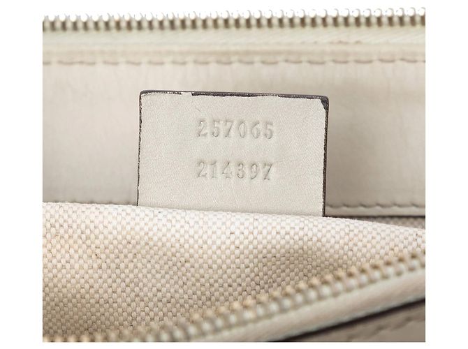 Borsa a tracolla Gucci GG Canvas Web Mayfair Beige - vista 6
