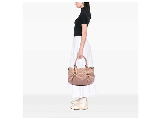 Brown Gucci Guccissima Scarlett Tote - view 7