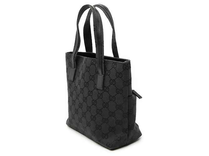 Borsa Gucci GG Canvas nera Nero - vista 2