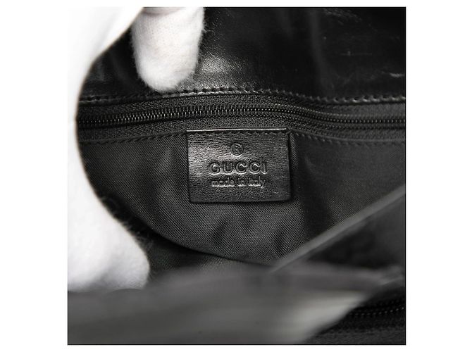Borsa Gucci GG Canvas nera Nero - vista 5
