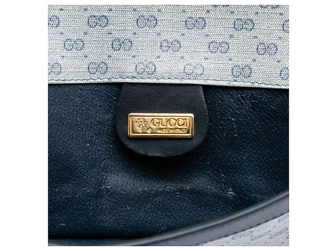 Clutch Gucci Micro GG Supreme Grigia Grigio - vista 5