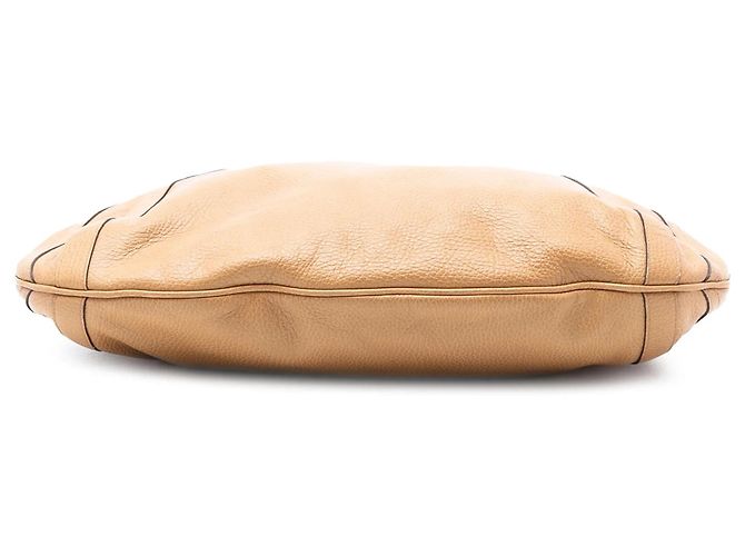 Gucci Abbey Satchel aus Leder in Tan mit D-Ring Kamel - Ansicht 3