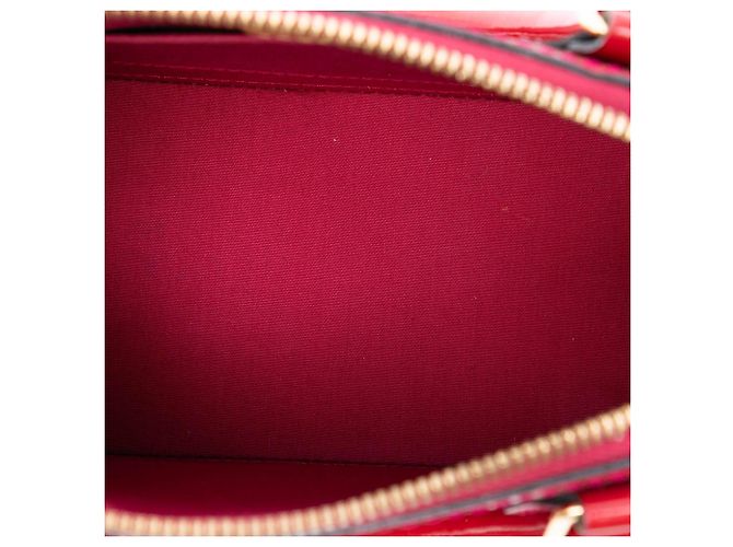 Borsa Louis Vuitton Monogram Vernis Alma BB rossa Rosso - vista 4
