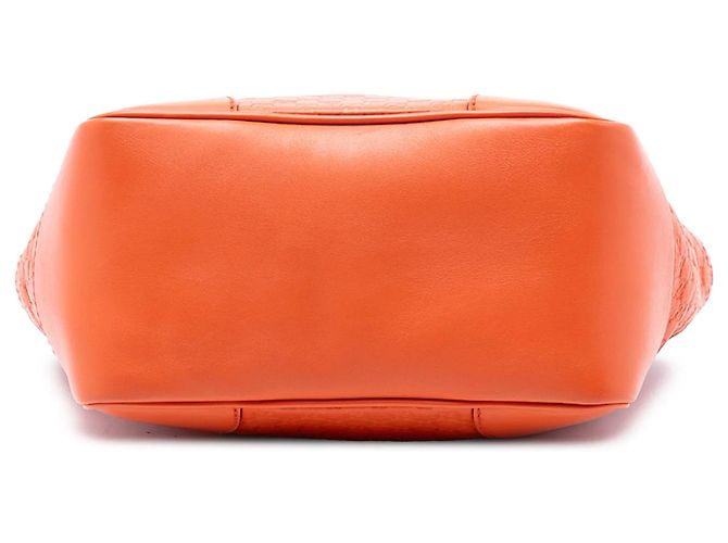 Borsa Satchel Gucci Bree Small Microguccissima Arancione - vista 3