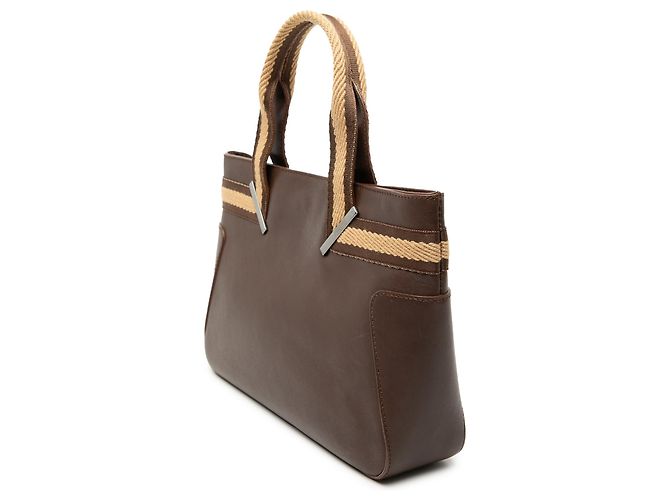 Borsa Gucci in pelle Web marrone - vista 2