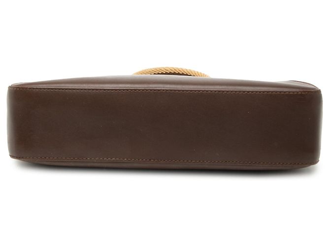 Borsa Gucci in pelle Web marrone - vista 3