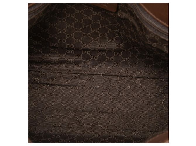 Borsa Gucci in pelle Web marrone - vista 4