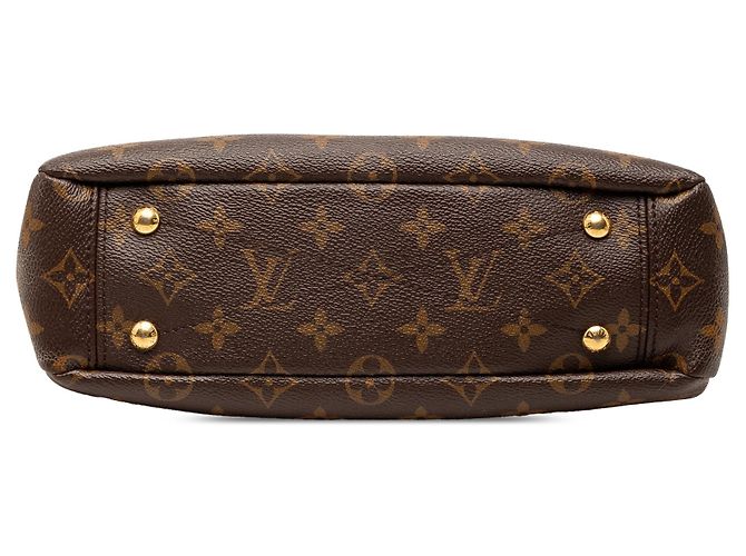 Borsa Satchel Louis Vuitton Monogram Pallas BB Marrone - vista 3