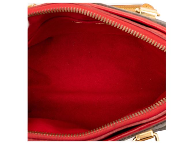 Borsa Satchel Louis Vuitton Monogram Pallas BB Marrone - vista 4