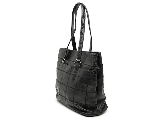 Tote Chanel Choco Bar Caviar Nera Nero - vista 2
