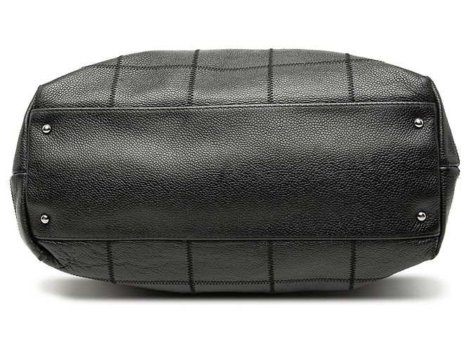 Tote Chanel Choco Bar Caviar Nera Nero - vista 3