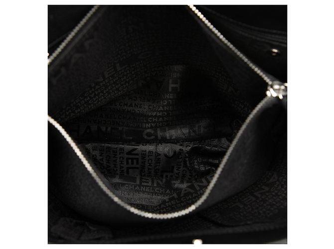 Tote Chanel Choco Bar Caviar Nera Nero - vista 4