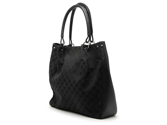 Tote Gucci GG Canvas nera Nero - vista 2
