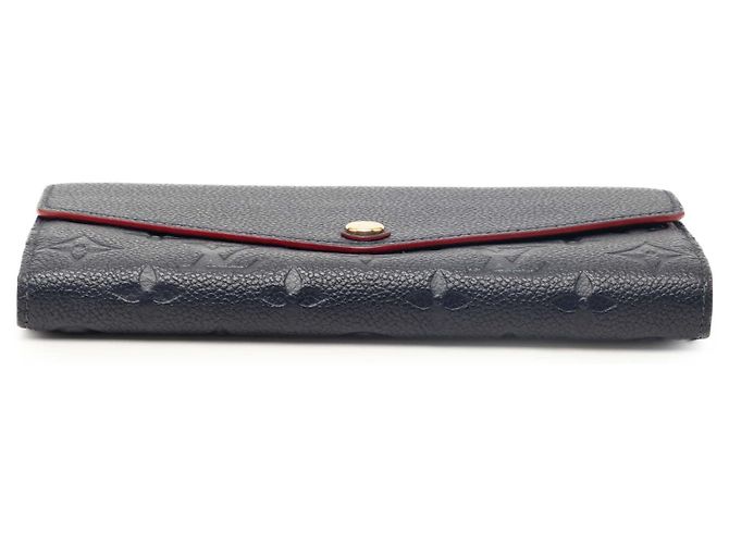 Cartera larga Sarah Louis Vuitton Monogram Empreinte Azul - vista 3