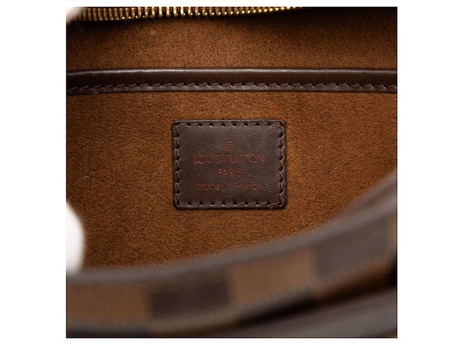 Borsa Pochette Clutch Louis Vuitton Damier Ebene Saint Louis Marrone - vista 5