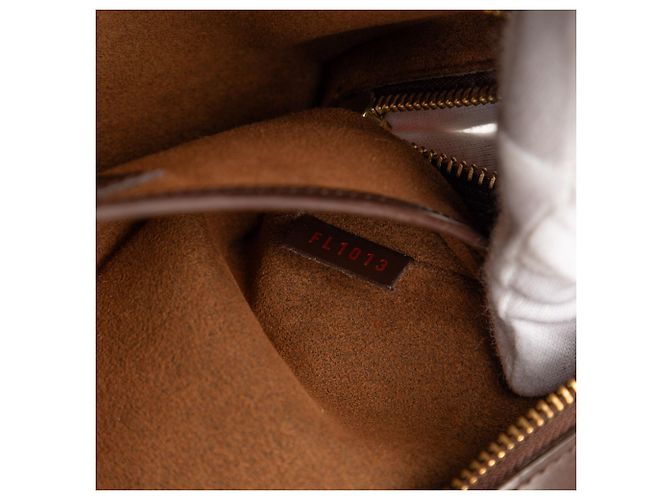 Borsa Pochette Clutch Louis Vuitton Damier Ebene Saint Louis Marrone - vista 6