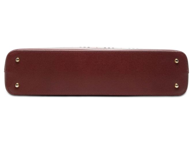 Borsa Tote Burberry House Check Canvas Rossa Rosso - vista 3