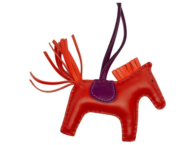 Charm per borsa Grigri Rodeo PM in pelle di agnello Milo Orange Hermès Arancione - vista 4