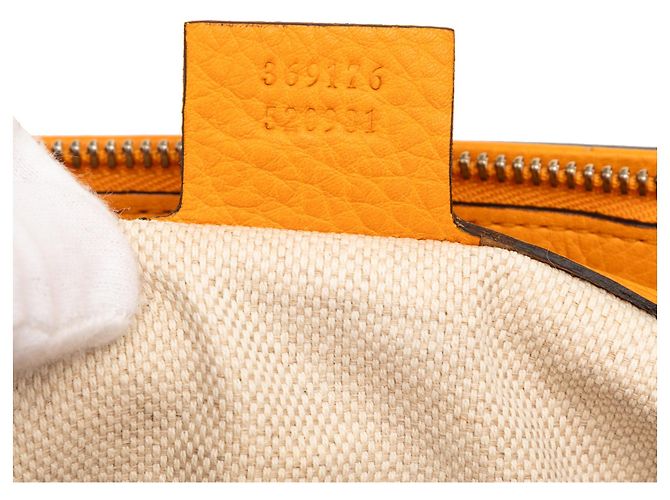Borsa Soho Cellarius Small in pelle di vitello gialla Gucci Giallo - vista 6