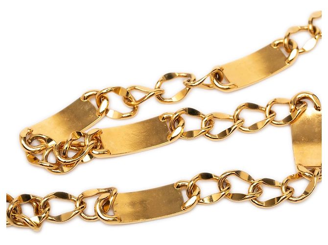 Chanel CC goldplattierter Medaillon-Kettengürtel Golden - Ansicht 3