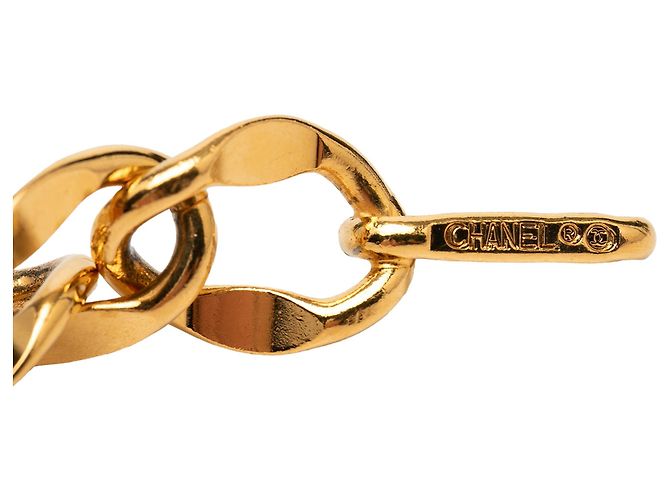 Chanel CC goldplattierter Medaillon-Kettengürtel Golden - Ansicht 4